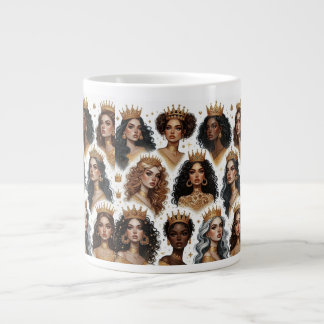 Crowned in Wisdom Jumbo Mug