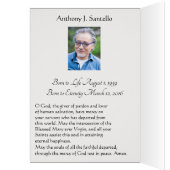 Crowned Jesus Funeral Sympathy Condolence hank You (Inside (Left))