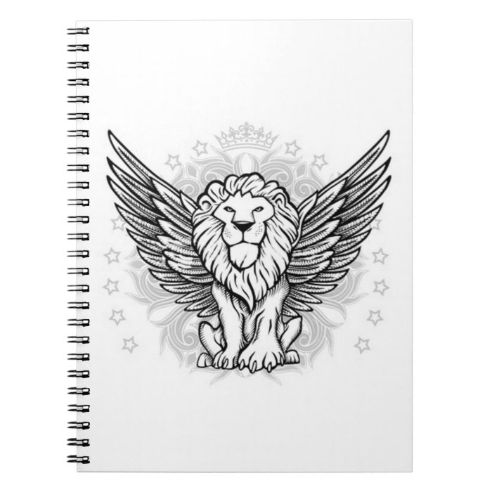 Crowned Lion Note Book