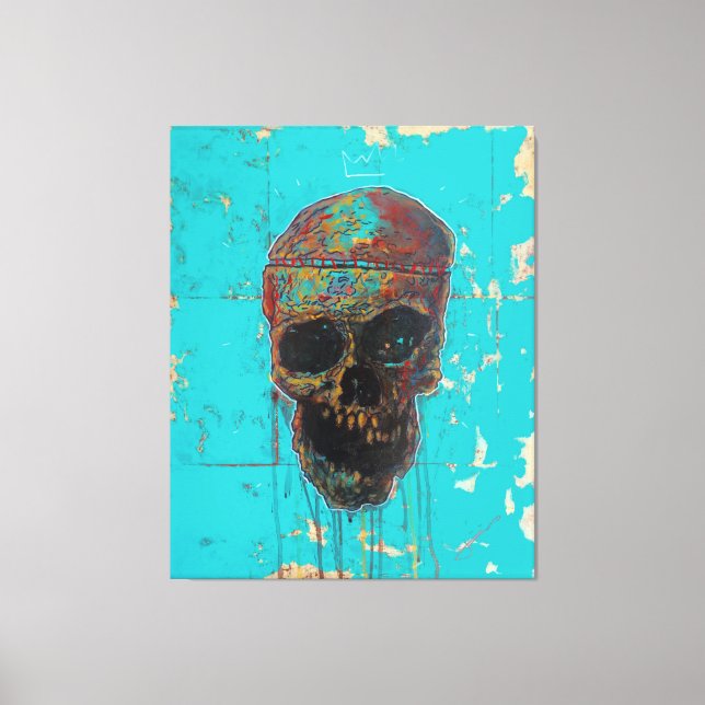 Crowned Mortality #1 Canvas Print (Front)