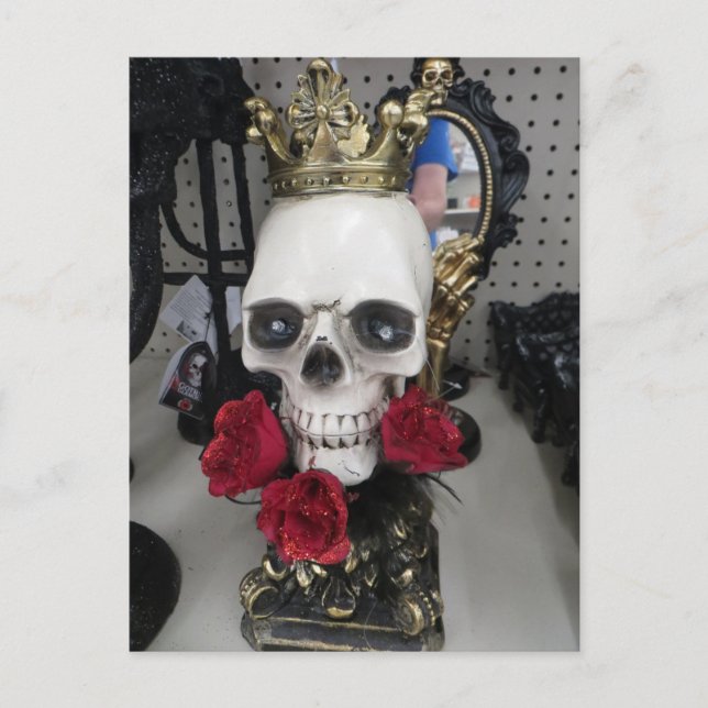 Crowned Skull Postcard (Front)
