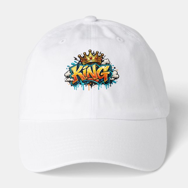 Crowned Street King Graffiti Hat (Front)