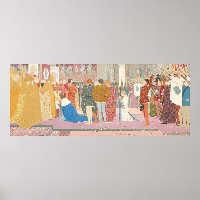 Crowning of Dauphin - Boutet de Monvel Fine Art Poster (Front)