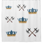 Crowns &amp; Axes Shower Curtain
