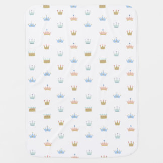 Crowns baby blanket
