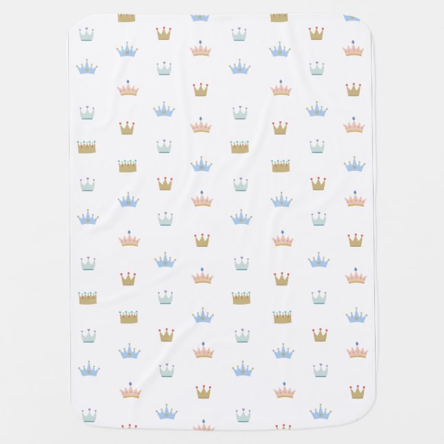Crowns baby blanket (Front)