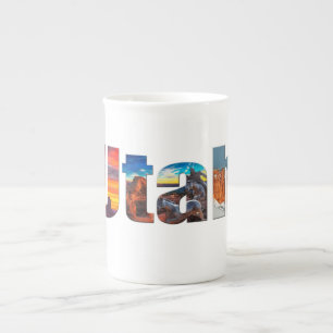Crowns of Utah Bone China Mug