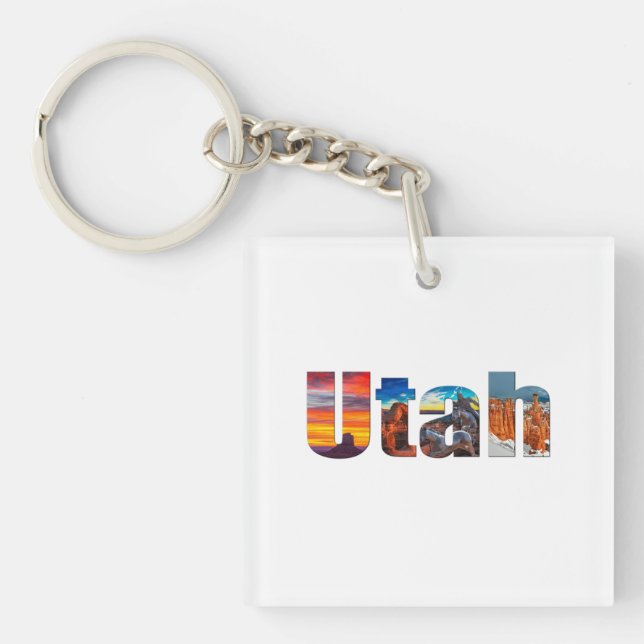 Crowns of Utah Keychain (Front)