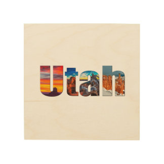 Crowns of Utah Wood Wall Art