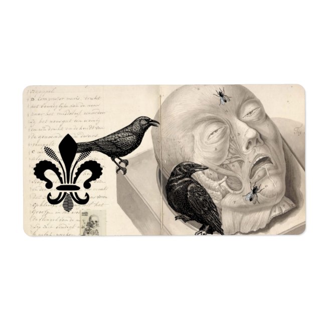Crows and corpse label (Front)