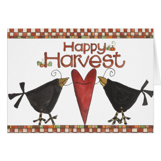 Crows and Heart Cards (Front Horizontal)