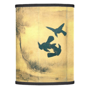 Crows and Herons by Hasegawa Tōhaku Lamp Shade