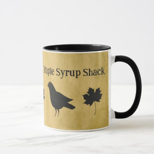 Crows And Maple Leaves Maple Syrup Business Mug