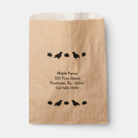 Crows And Maple Leaves Product Bag