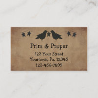 Crows And Stars Business Card