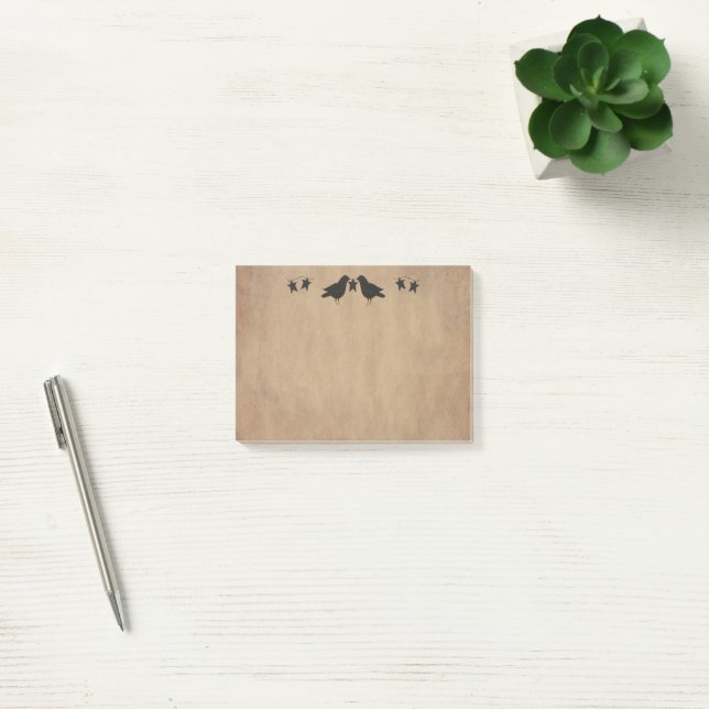 Crows And Stars Post-it Notes (Office)