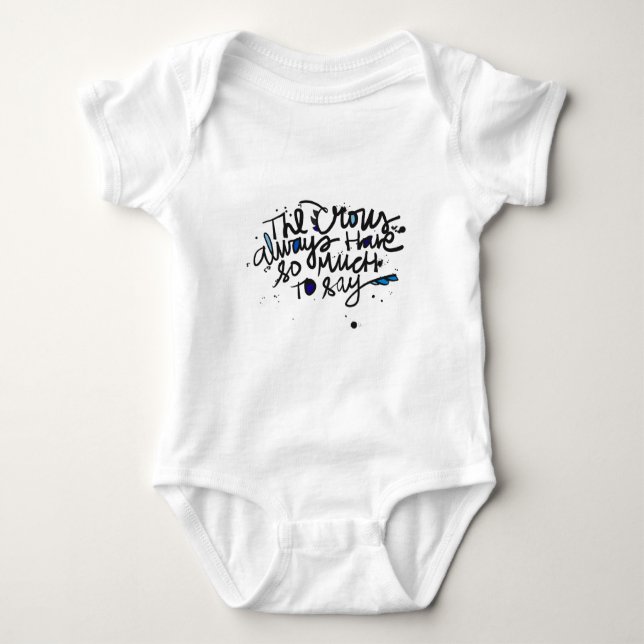 Crows Baby Bodysuit (Front)