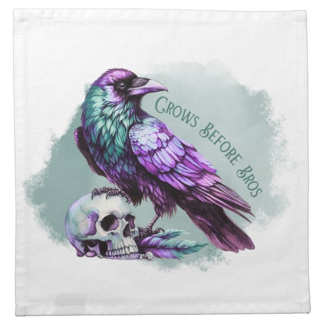 Crows Before Bros Cloth Napkin (Front)