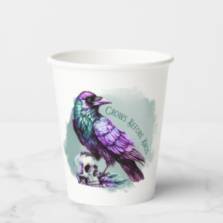 Crows Before Bros Paper Cups
