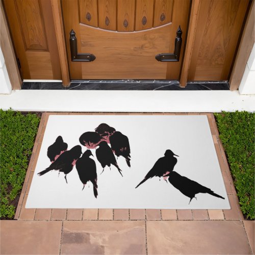 Crows BlackBirds The Raven Doormat