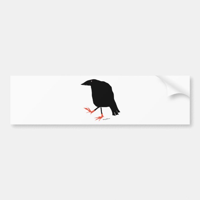 Crow's Feet Bumper Sticker (Front)
