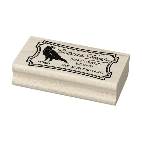 Crows Foot Rubber Stamp