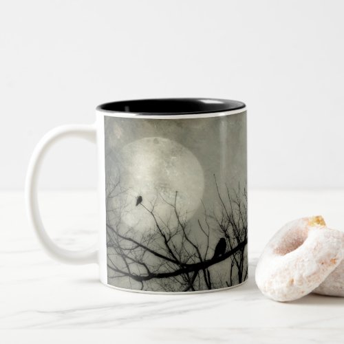 Crows In A Row Two_Tone Coffee Mug