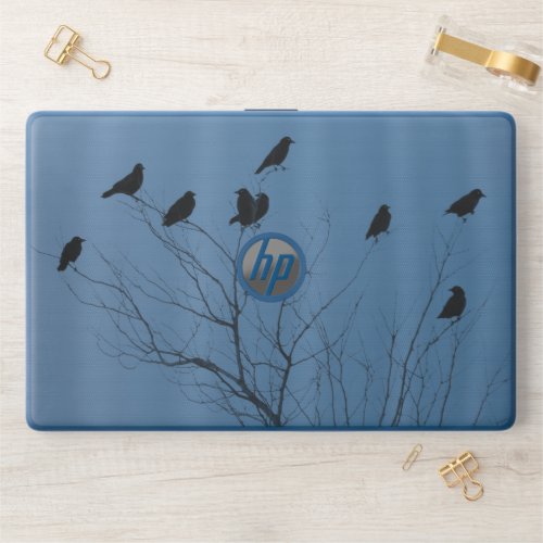 Crows In Trees HP Laptop Skin