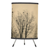 Crows in Winter Tripod Lamp (Front)