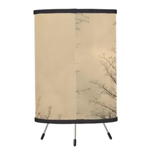 Crows in Winter Tripod Lamp (Back)