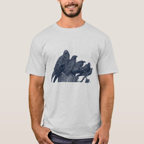 Crows Murder of Crows T_Shirt