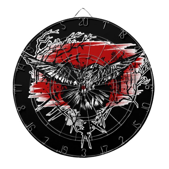 Crows Night    Dart Board (Front)