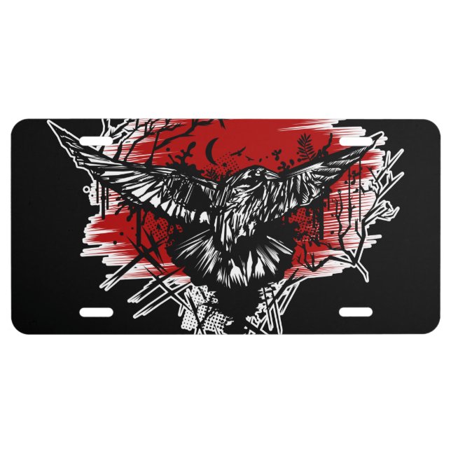 Crows Night License Plate (Front)