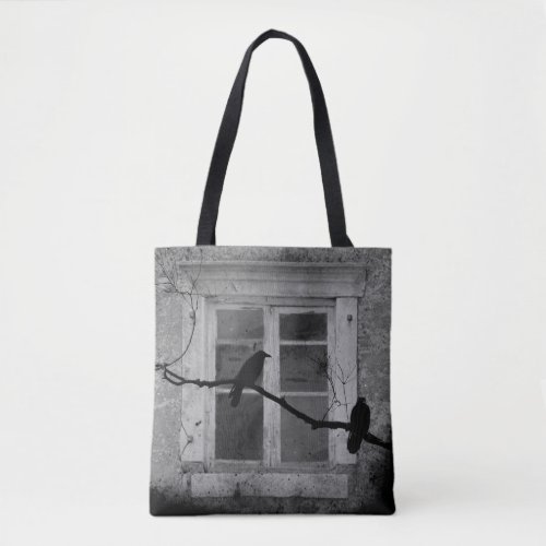 Crows Outside My Window Tote Bag