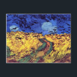 Crows Over Wheatfield By Vincent Van Gogh Postcard<br><div class="desc">Crows Over Wheatfield By Vincent Van Gogh
Crows Over Wheatfieldis A Work Of The Famous Artist,  Vincent Van Gogh. Drawn around 1890 Using  Oil On Canvas Technique and is located now at  Van Gogh Museum .  
 
 Visit Our Store,  Zazzle.Com/Artcollection For More Perugino Pietro Art Masterpieces.</div>