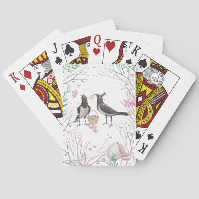 Crows Playing Cards (Back)