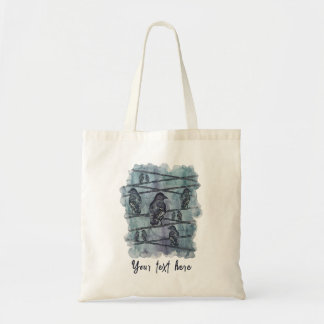 Crows Raben Vogel Crows on Aste Tote Bag