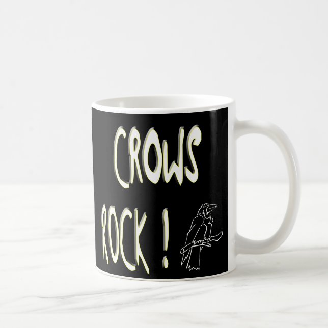 Crows Rock! Mug (Right)
