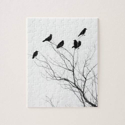 Crows The Tree Toppers Jigsaw Puzzle