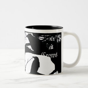 Crows Two-Tone Coffee Mug