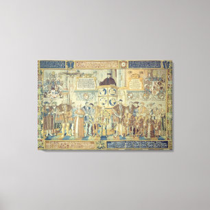 Croy Tapestry, 1554 Canvas Print