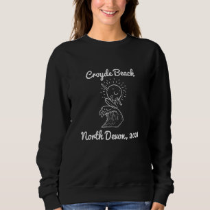 Croyde Beach North Devon England Surfing 2023 Souv Sweatshirt
