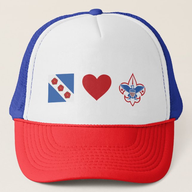 Crozet Loves Scouts Trucker Hat (Front)
