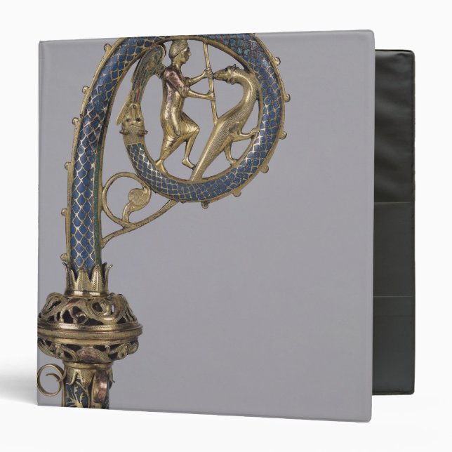 Crozier depicting St. Michael 3 Ring Binder (Front/Inside)