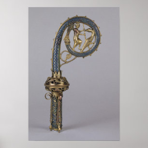 Crozier depicting St. Michael Poster