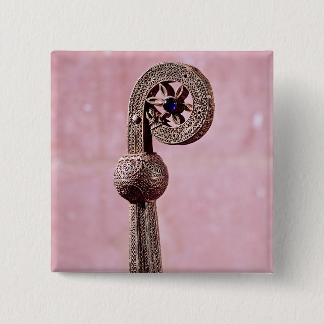 Crozier of St. Robert, c.1100 Button (Front)