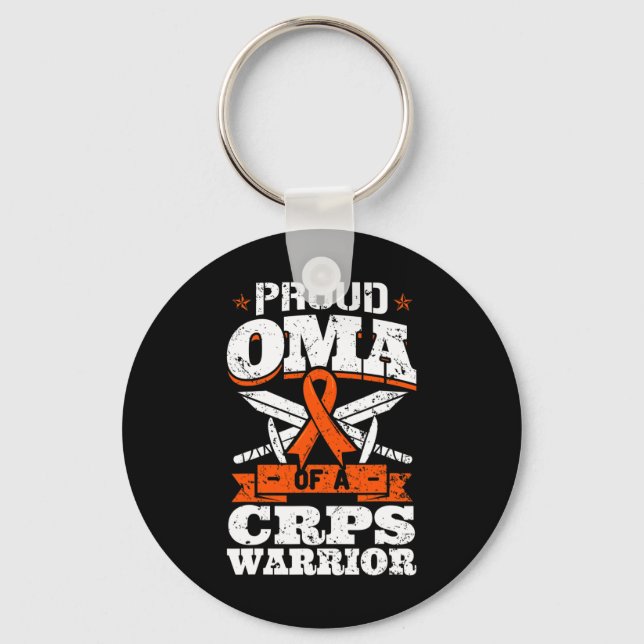 Crps Awareness Rsd Oma Apparel  Keychain (Front)