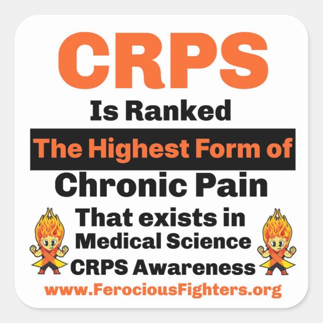 CRPS Awareness Sticker (Front)
