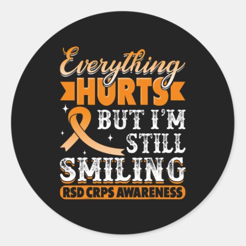 CRPS Complex Regional Pain Syndrome Awareness Nove Classic Round Sticker