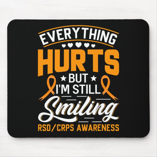 CRPS Complex Regional Pain Syndrome Awareness Nove Mouse Pad (Front)